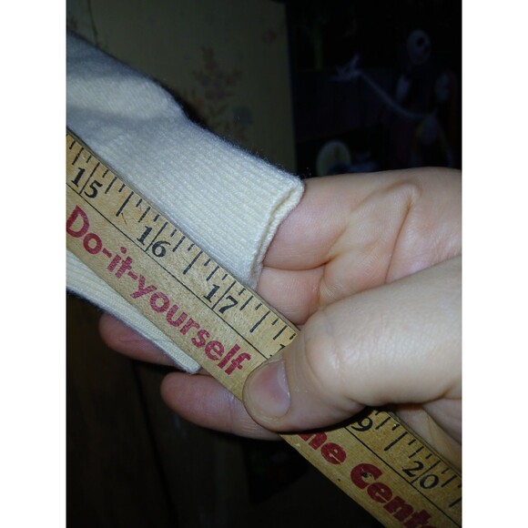 Cashmere By Pringle Sweater Made In Scotland Womens Size 36/92 Fits 28×16 Yellow - Picture 9 of 14